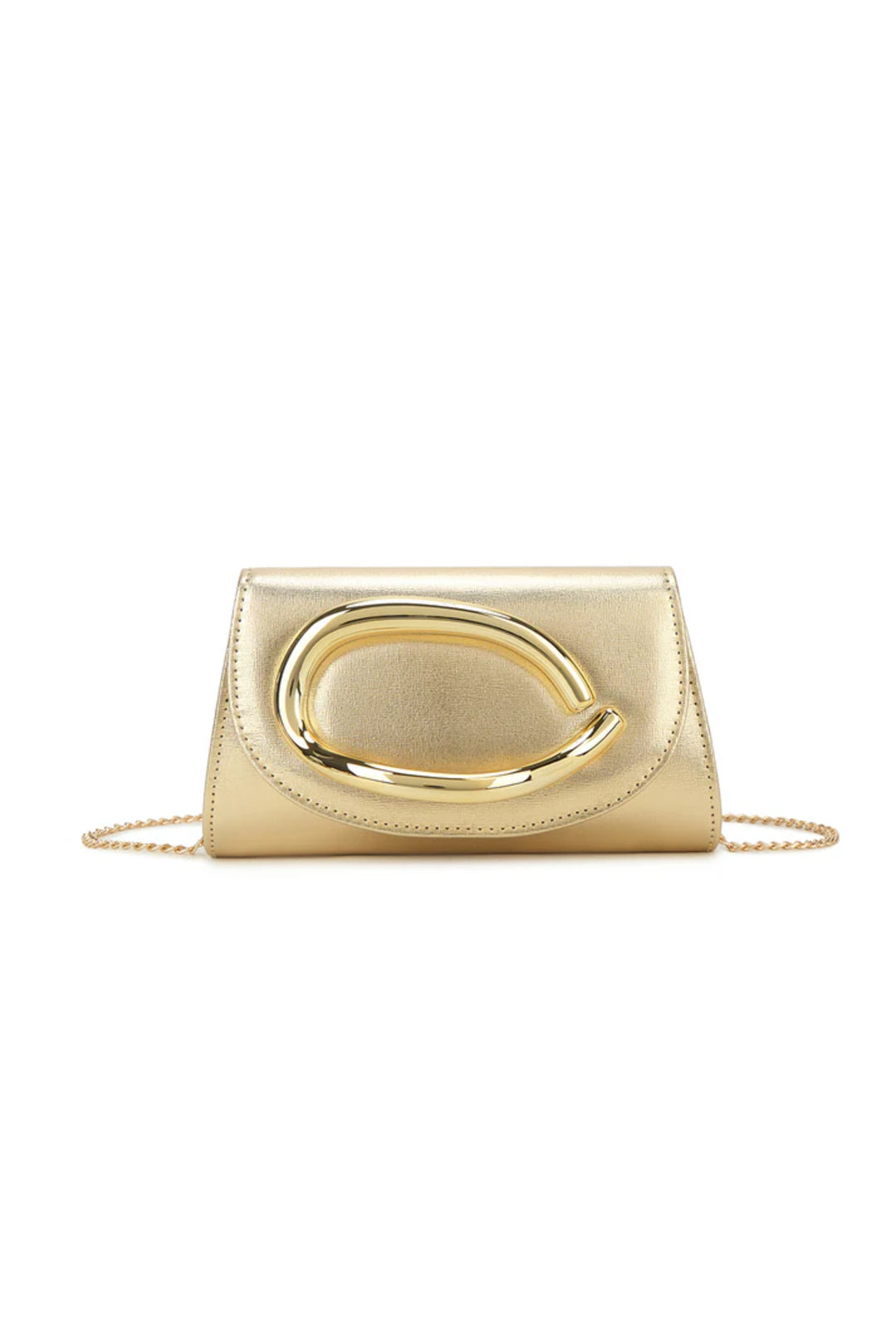 Gold Evening Clutch Bag