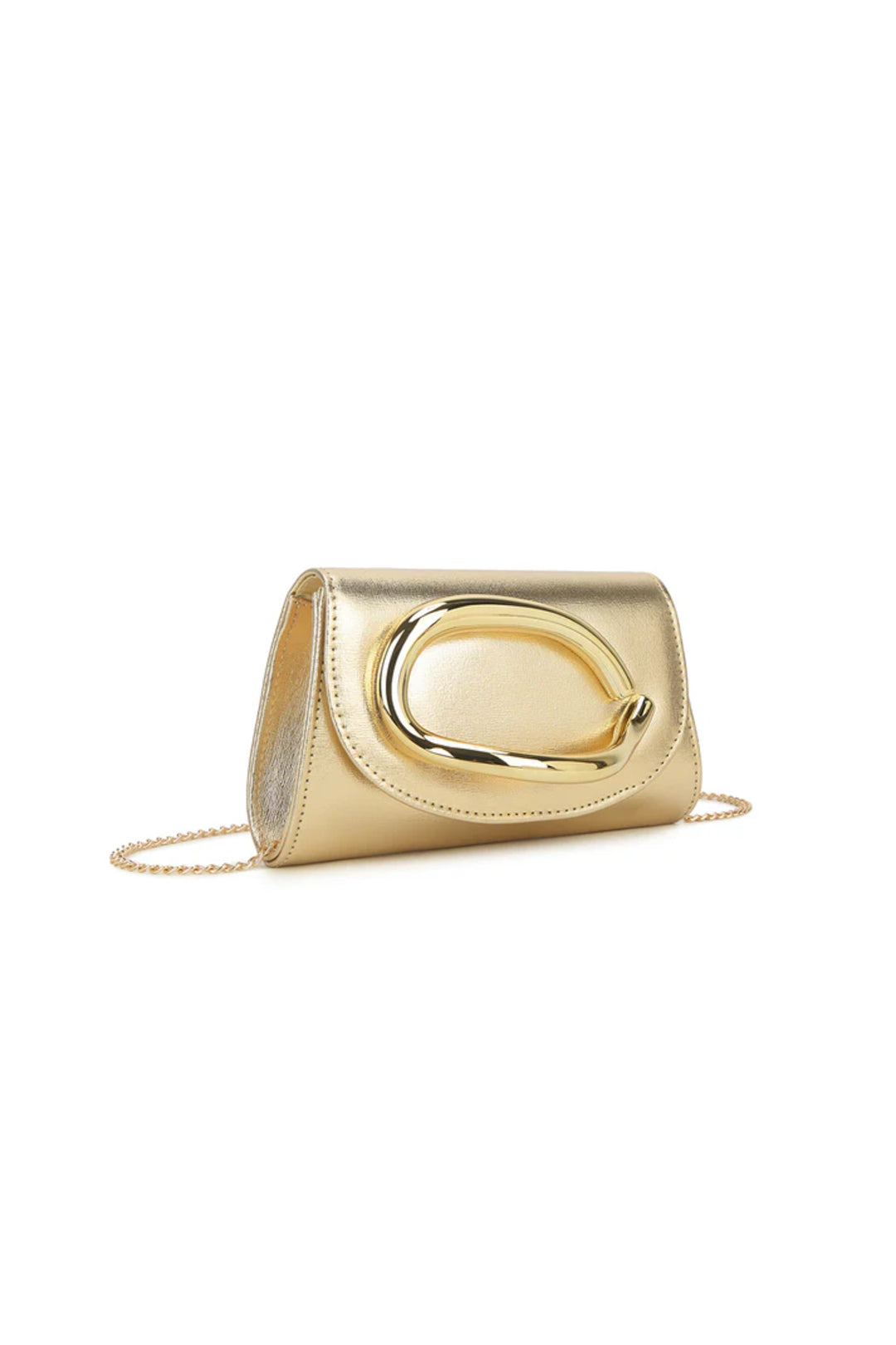 Gold Evening Clutch Bag