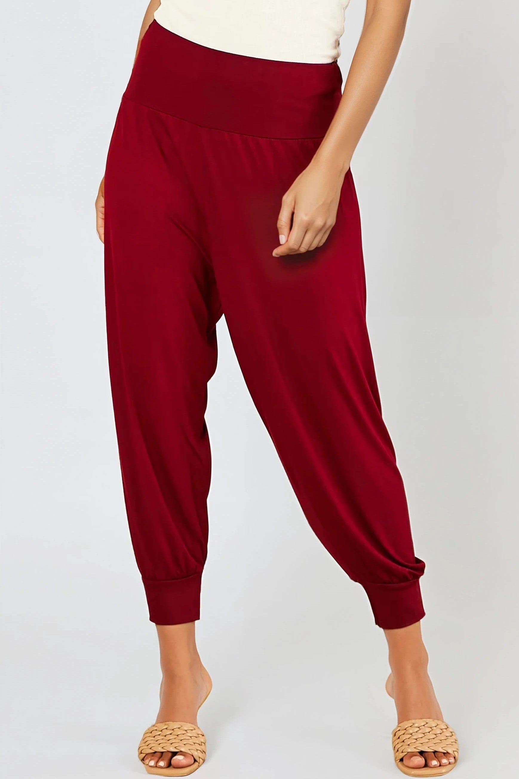 Wine Harem Pants