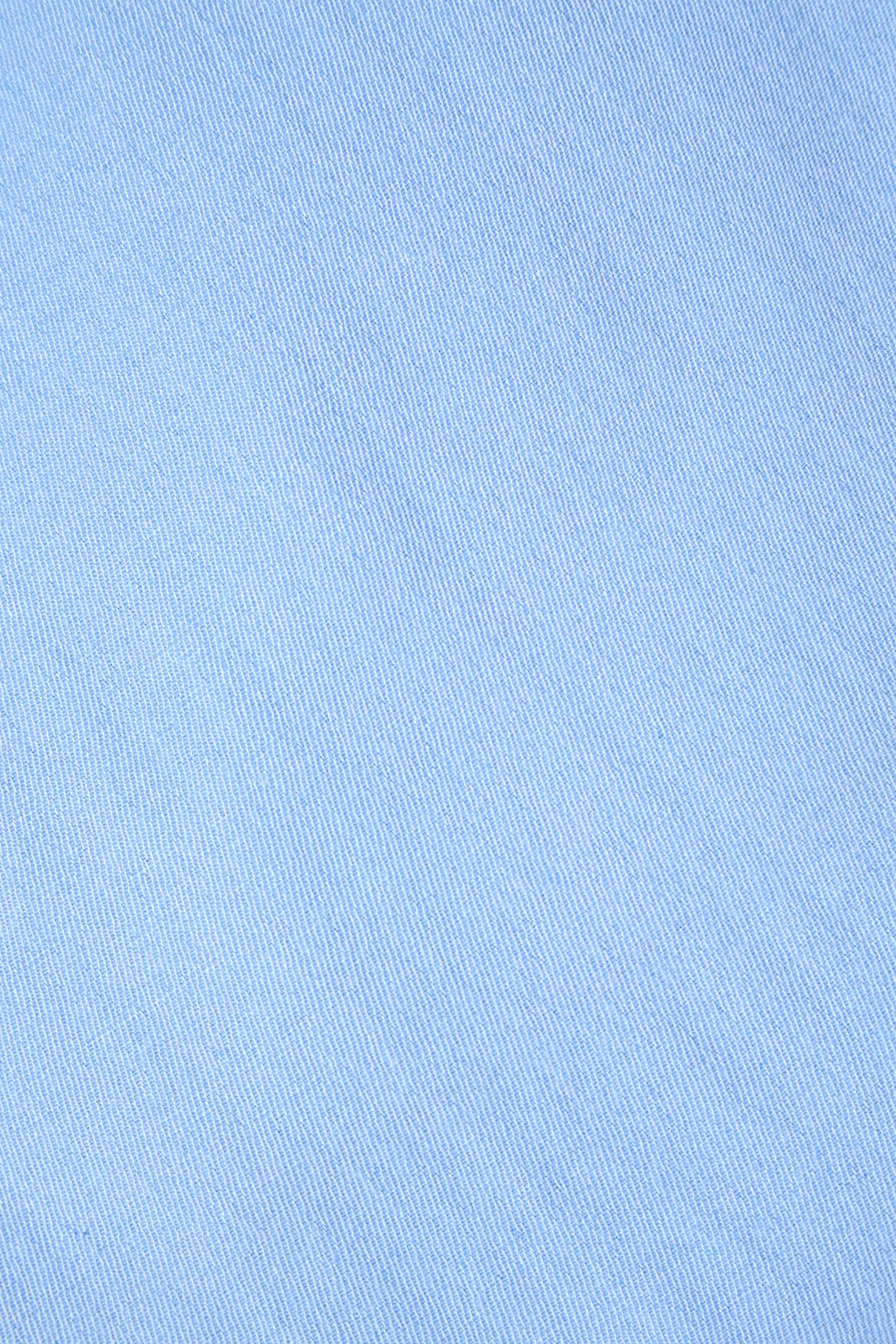 Light Blue Pashmina Shawl with Beaded Tassels