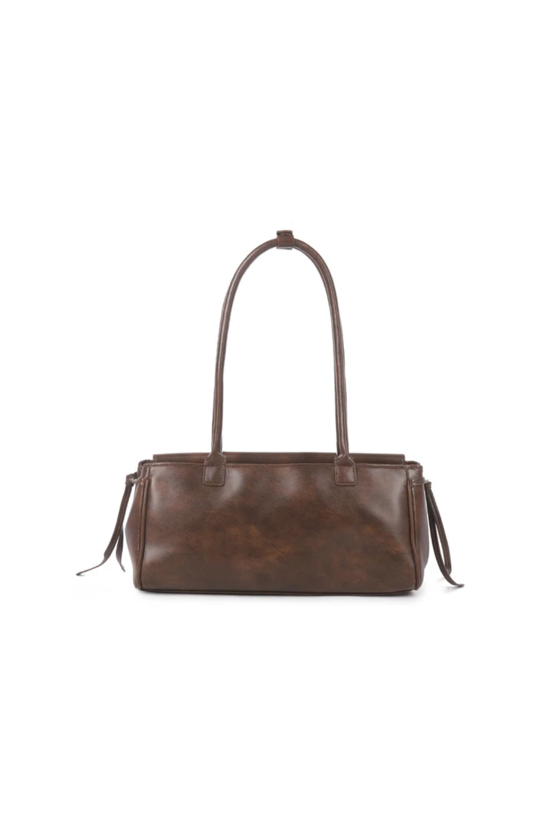 Dark Brown Quilted Shoulder Bag
