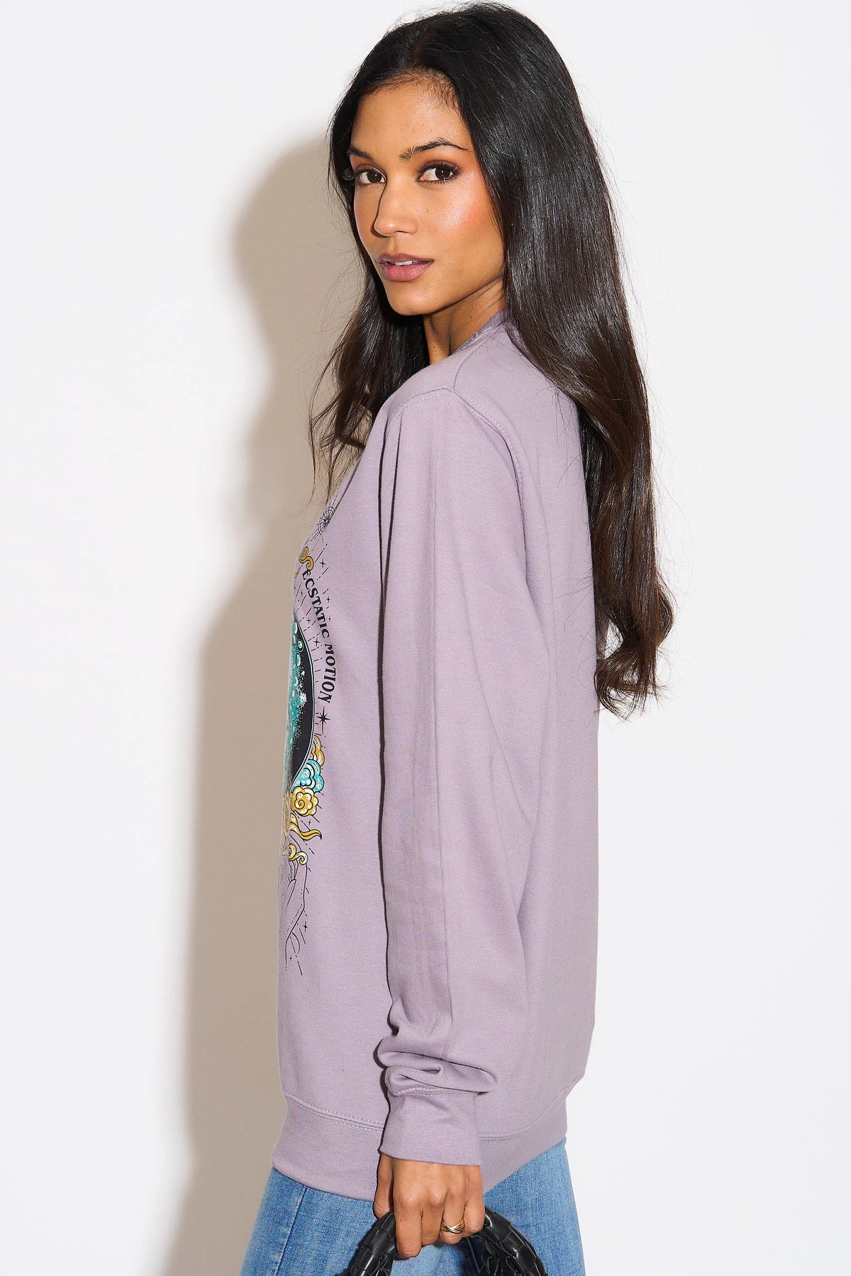 Lilac Follow Your Journey Sweatshirt