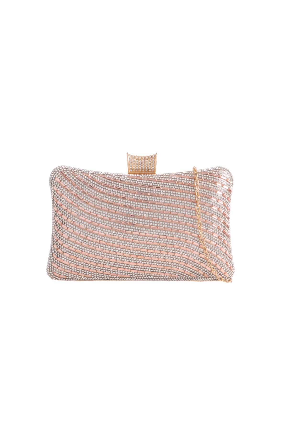 Champagne Diamnate Clutch Bag