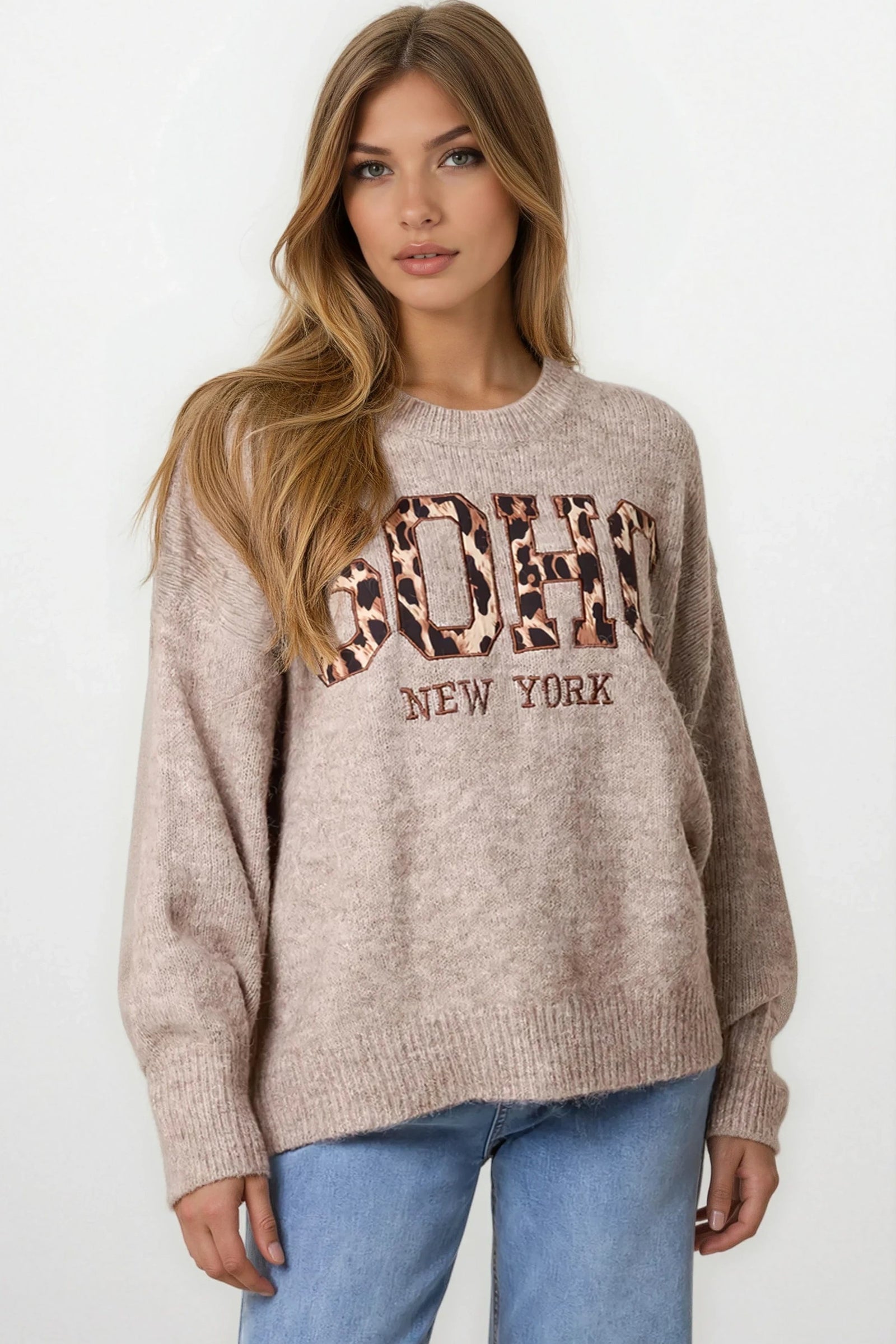 Mocha Soho New York Knit Jumper
