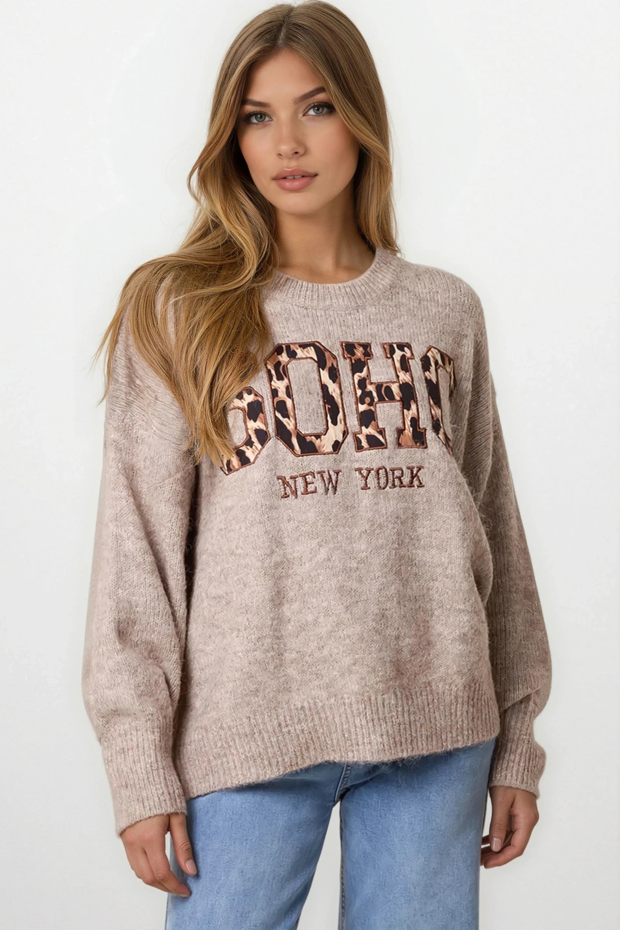 Mocha Soho New York Knit Jumper