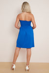 Royal Blue Bandeau Summer Dress