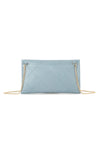 Blue Grey Clutch Bag