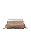 Gold Diamante Clutch Bag