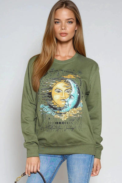 Green Follow Your Journey Sweatshirt