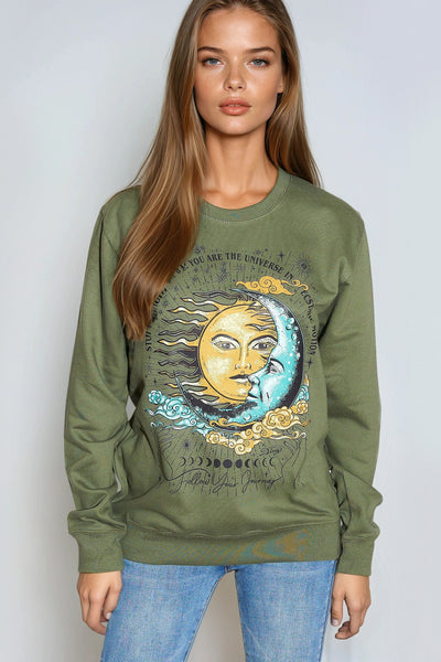 Green Follow Your Journey Sweatshirt
