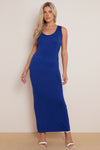 Royal Blue Racerback Maxi Dress