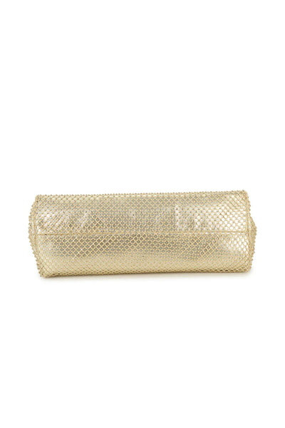 Gold Mesh Clutch Bag