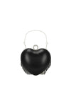 Black Heart Diamante Evening Bag