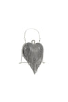 Black Heart Diamante Evening Bag