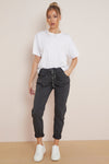 Charcoal Magic Drawstring Trousers