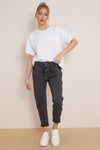 Charcoal Magic Drawstring Trousers