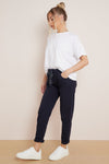 Navy Magic Drawstring Trousers