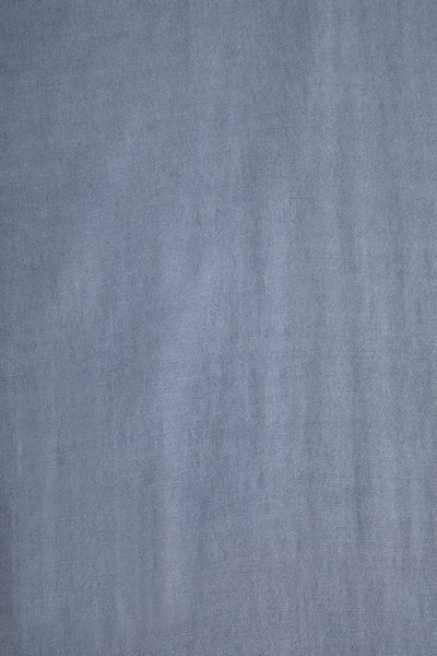 Denim Blue Pashmina Shawl with Beaded Tassels