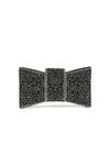 Black Pearl Bow Clutch Bag