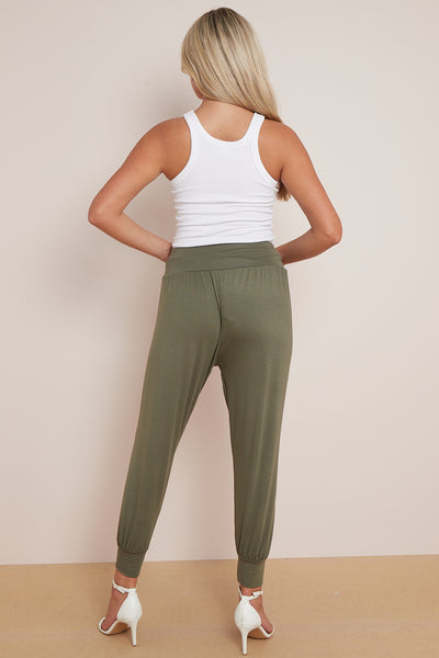 Khaki Harem Pants