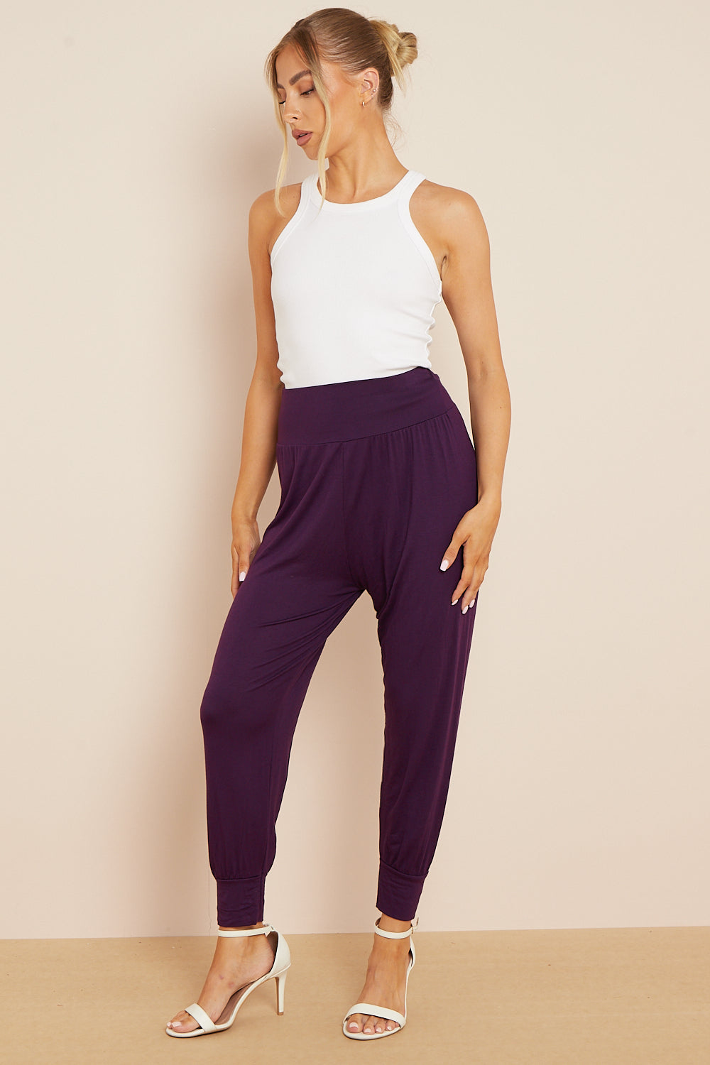 Purple Harem Pants