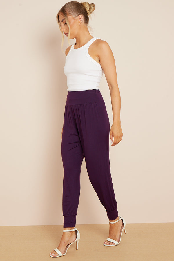 Bayfall harem pants (Purple) main image 0
