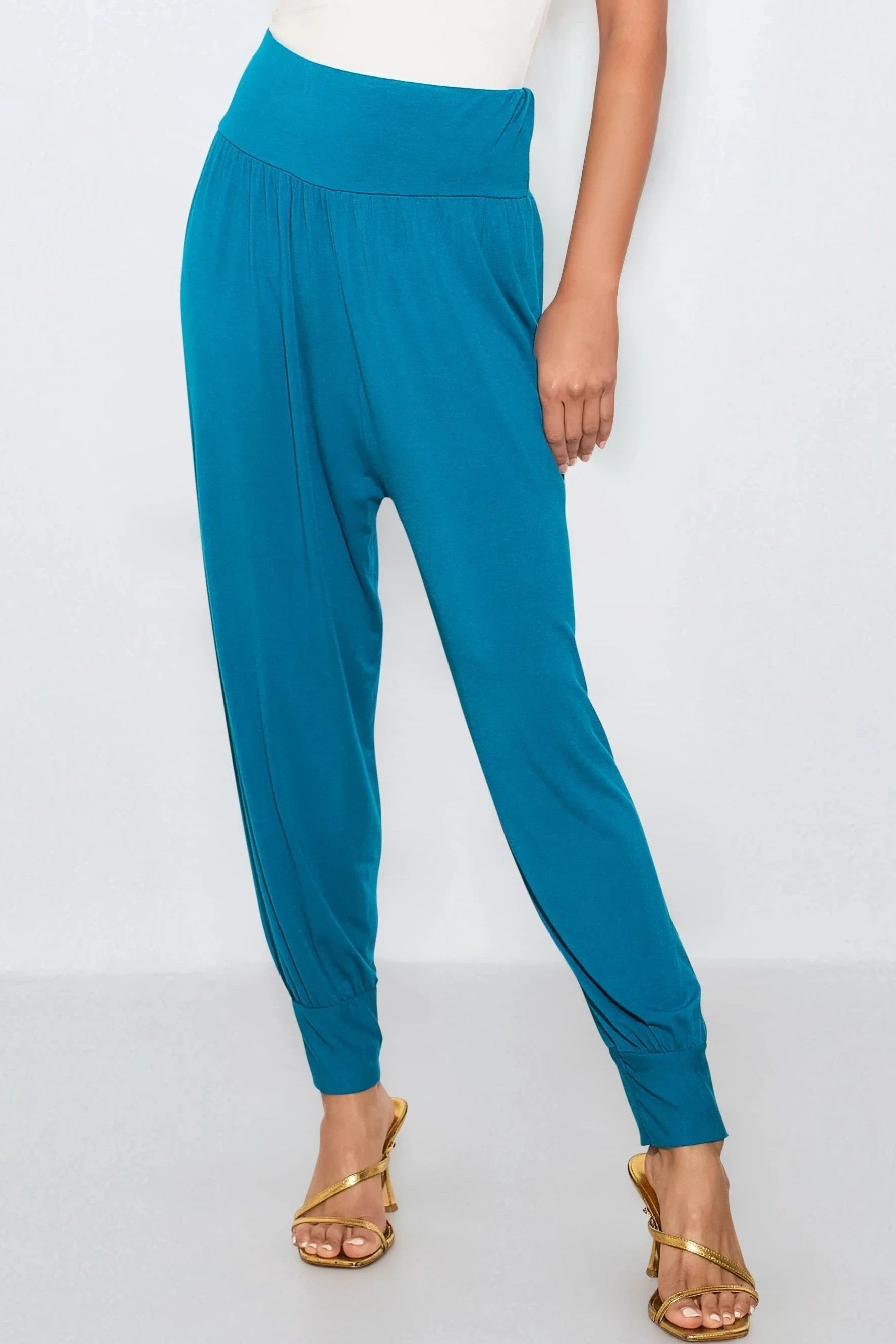 Teal Harem Pants