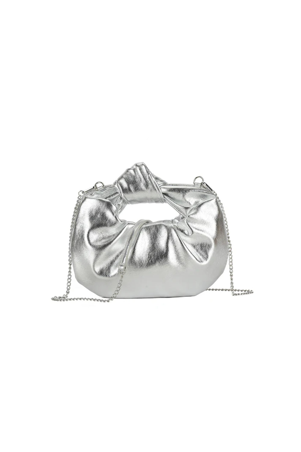 Silver Knot Detail Bag