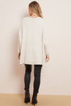 Beige Soft Knit Poncho Jumper
