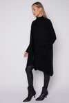 Black Soft Knit Sleeveless Long Cardigan
