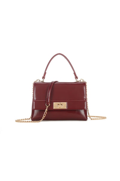 Red Cherry Top Handle Handbag