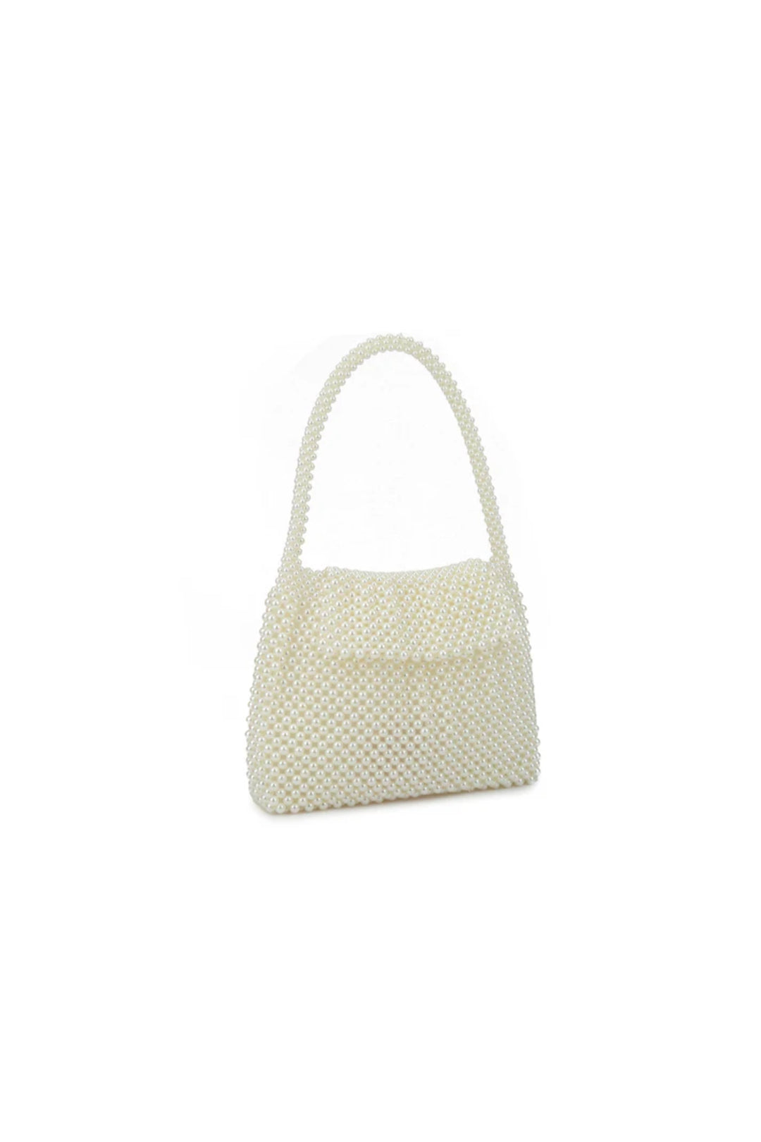 Ivory Faux Pearl Evening Bag