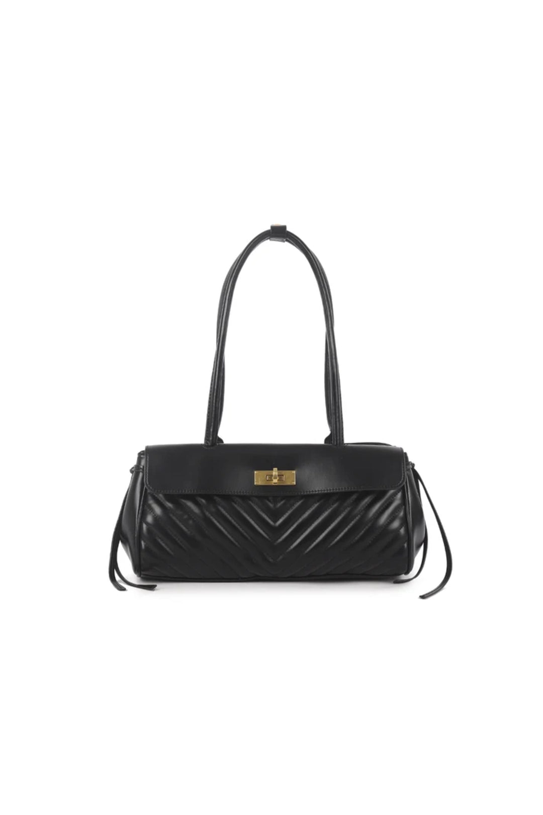 Black Quilted Shoulder Bag