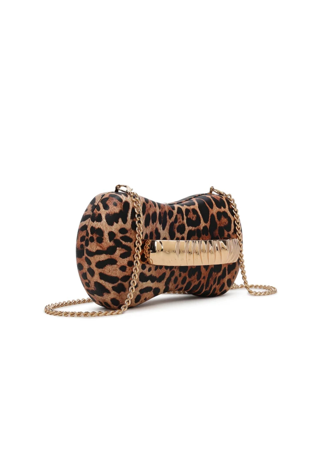 Leopard Print  Bow Clutch Bag