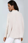 Stone Batwing Sleeve Knitted Jumper