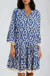Blue Beach Smock Mini Dress
