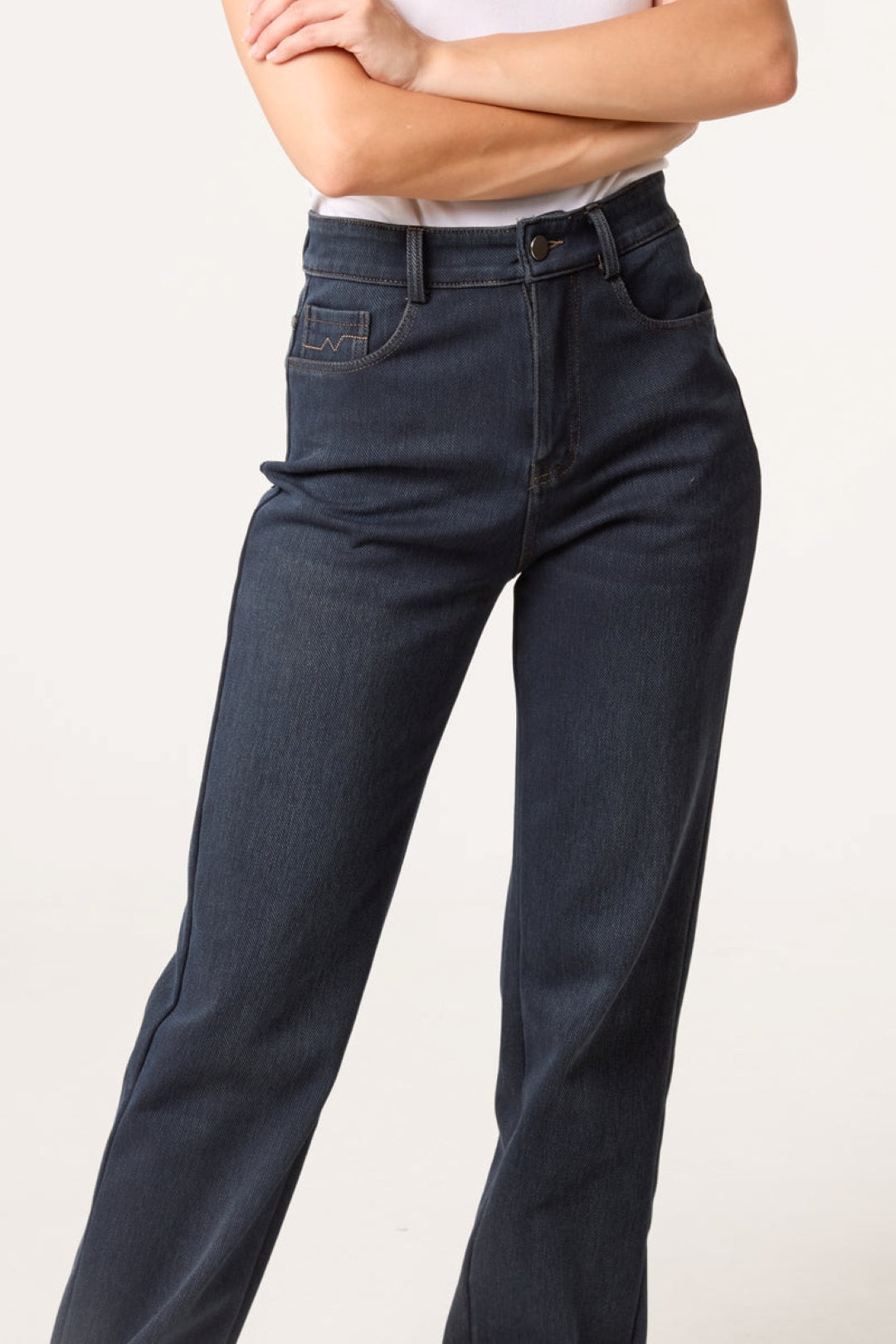 Indigo Straight Leg Jeans