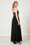 Nina Black Embellished Cami Maxi Dress